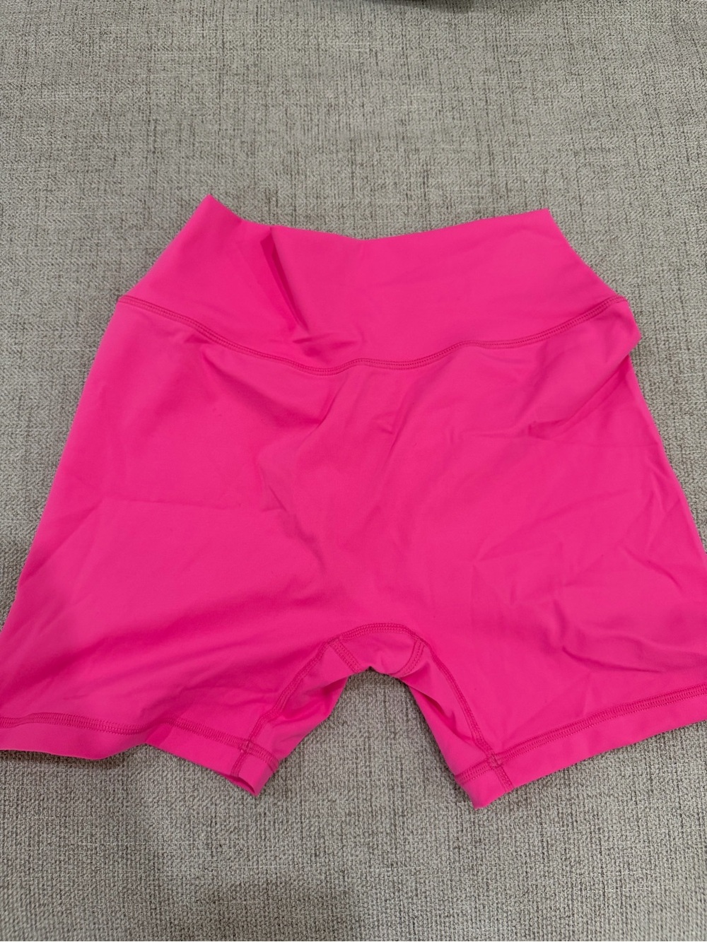 Yeoreo Hot Pink High-Waist Bike Shorts 4.5 Inseam